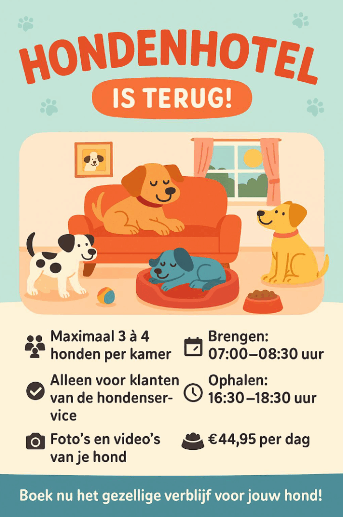 flyer hondenhotel hondenservice zeeland